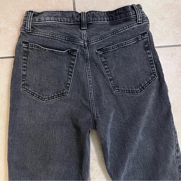 Abercrombie & fitch the 90s straight ultra high rise jeans dark wash cotton‎ - Picture 5 of 8